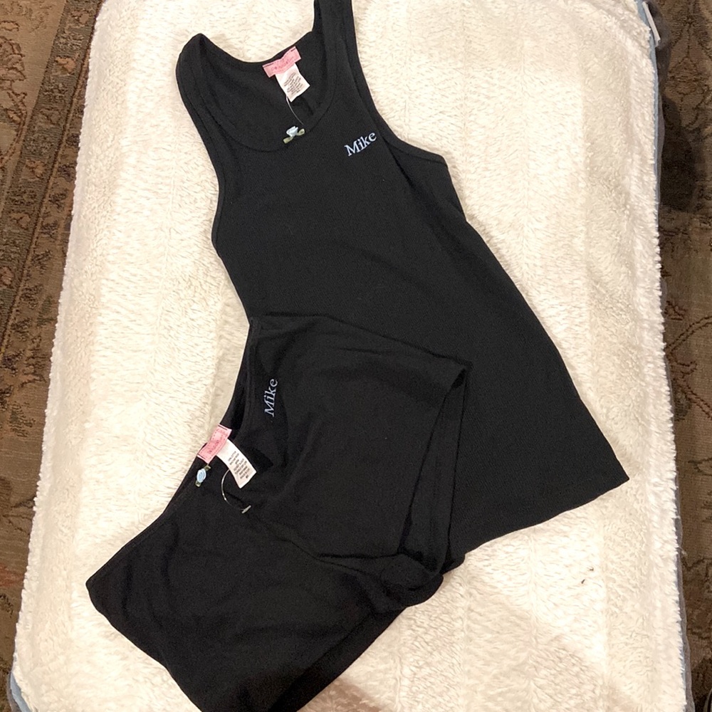 Polka dot lounge tank set